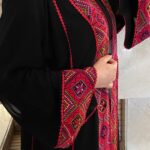 Handcrafted Palestinian embroidery abaya