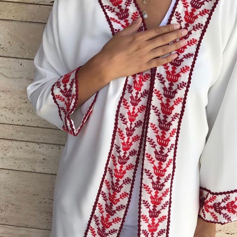 abaya2 (1) Elegant Handcrafted Palestinian embroidery abaya - Image 1