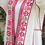 Handcrafted With patience palestinian embroidery abaya