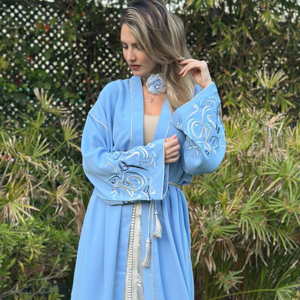 Arabic calligraphy abaya