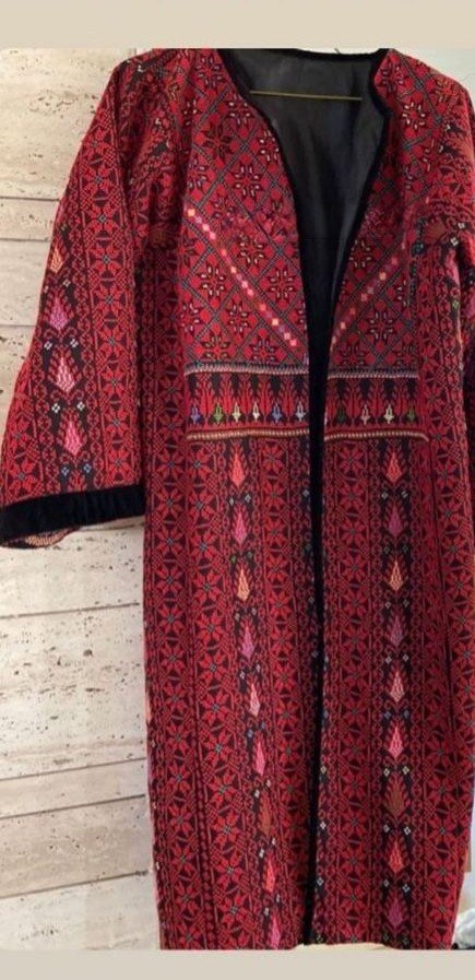Embroidered with patience and love long jacket - Image 2